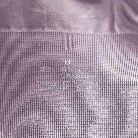 Dusty Purple Stonewash Athletic Bra Sports Bra - NWOT Size M - Picture 6 of 6